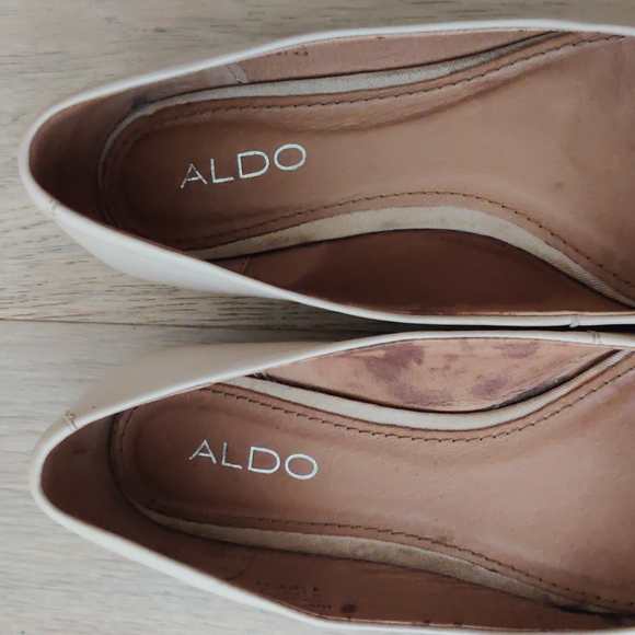 Aldo nude genuine leather flats - Picture 3 of 6